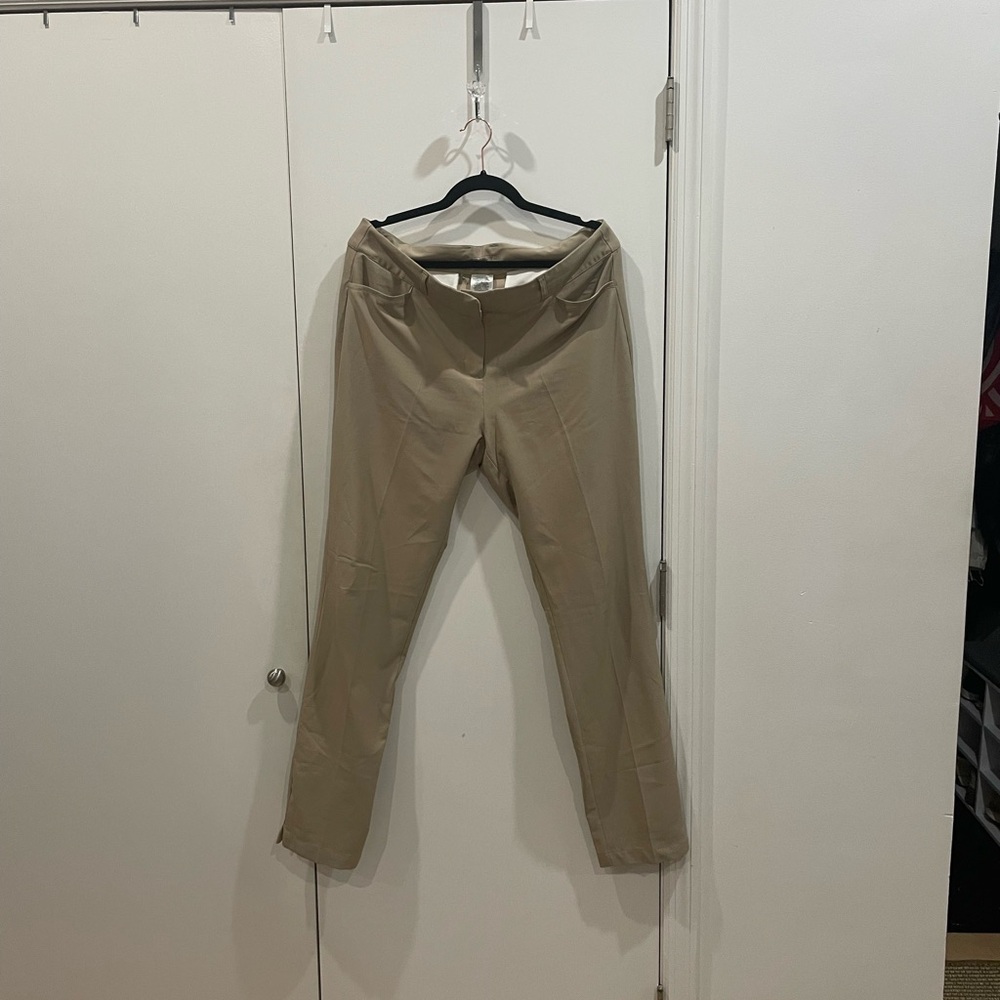 adidas Women's Tan Trousers golf sport